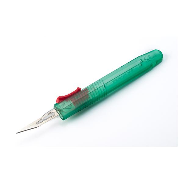 Myco Medical Supplies Scalpel Surgical Technocut Plus #11 Safety Sterile Disposable 10/Box - 6008TR-11