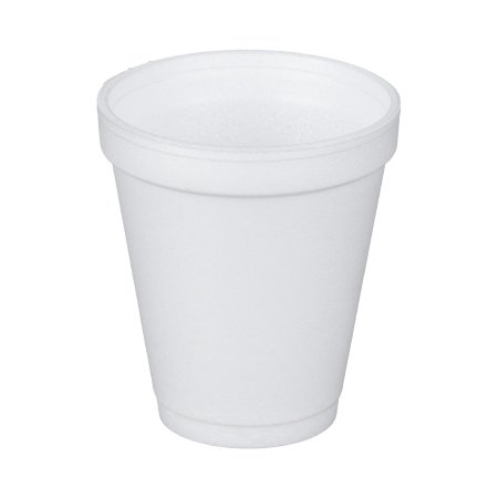 Dart - Drinking Cup 6 oz. White Styrofoam Disposable - 6J6