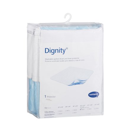 Dignity Washable Sheet Protector - Underpad with Tuckable Flaps 35 X 35 Inch Reusable Cotton Moderate Absorbency - 34018