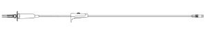 ICU Medical Secondary Set Option-Lok Male Adapter Macrobore, NonDEHP - 1422928