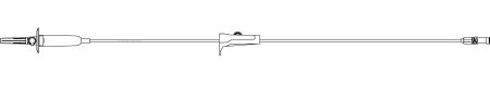 ICU Medical Secondary Set Option-Lok Connector NonDEHP, Macrobore 0.100 Inch - 1423028