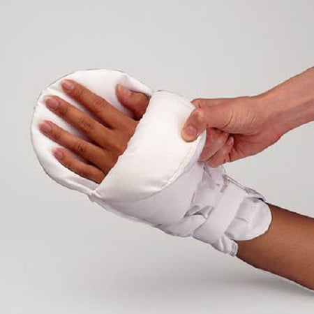 Patterson Medical Supply Posey Peek-A-Boo Hand Control Mitt One Size Fits Most Without Straps Hook and Loop Closure - 550052