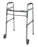 Drive Medical Drive Dual Release Folding Walker drive Aluminum Frame 300 lbs. Weight Capacity 28-3/4 to 38-1/2 Inch Height - 10253-1