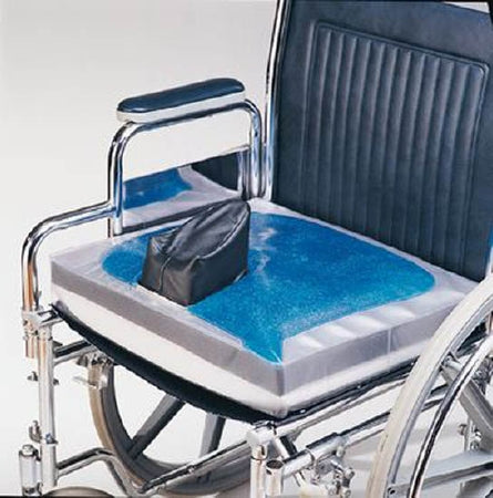 Patterson Medical Supply Skil-Care Wedge Seat Cushion 18 W X 16 D Inch Foam / Gel - 926709
