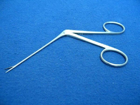 Bausch+Lomb - Wire Crimper Forceps House 5-1/8 Inch Length Stainless Steel NonSterile Finger Ring Handle Straight Very Flat Serrated Tapered Jaws with Dull Point - N1705 P
