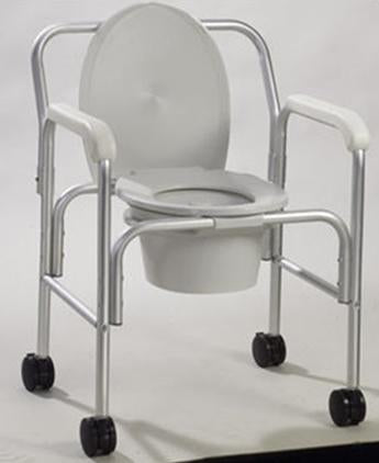 Patterson Medical Supply Commode Chair Aluminum Frame - 552223