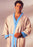 Standard Textile - Patient Robe Large Nova Blue Print Reusable - 70388430