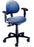 The Brewer Company Task Chair Backless With Casters Dusty Blue - VT-3-EAA-C