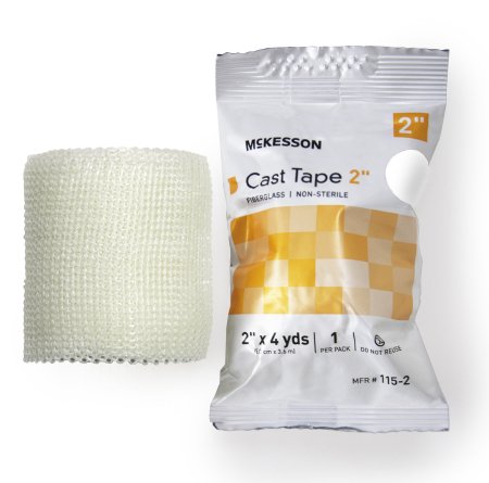McKesson McKesson Cast Tape 2 Inch X 12 Foot Fiberglass White - 115-2