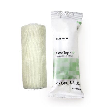McKesson - Cast Tape 5 Inch X 12 Foot Fiberglass White - 115-5
