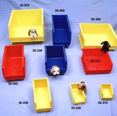 Healthmark Industries - Storage Bin Blue Plastic 7.38 X 4.12 X 3 Inch - 30-220 BL