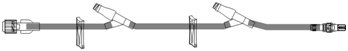 Bravo 24 - Extension Set 21 Inch Tubing 2 Port DEHP-Free - B99052