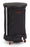 Premium - Hamper Stand Rolling Round Opening 30 gal. Capacity Foot Pedal - RCP6300BLA
