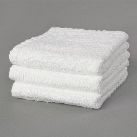 Global - Washcloth 12 X 12 Inch White Reusable - 43370700
