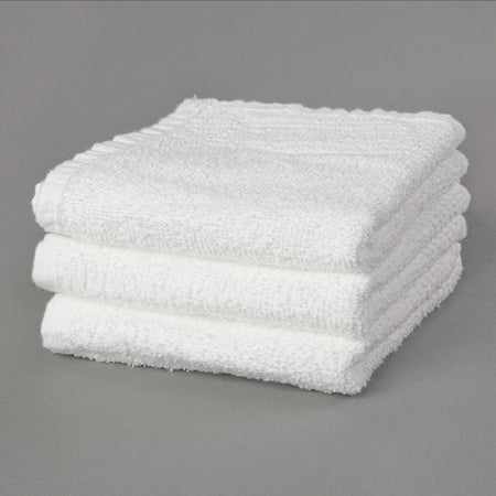 Standard Textile Washcloth White Reusable - 43370700