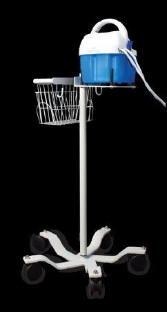 Stryker Medical T/Pump Stand White, Stand with Storage Basket, Cord Hooks, 5 Leg Caster Base - TPS2