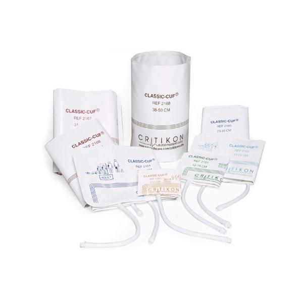 GE Medical Systems Cuff Blood Pressure Critikon Classic-Cuf 31-40Cm Lg Adlt Arm White/Rose 20/Bx - 2643