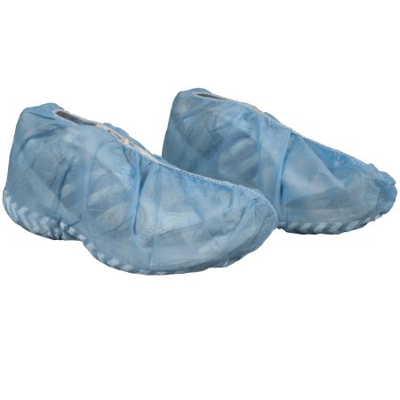 Dynarex Shoe Cover One Size Fits Most Shoe High Non-skid Blue NonSterile - 2132