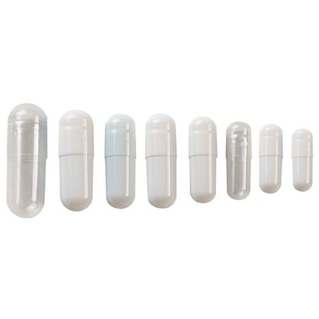 Apothecary Products Empty Gel Capsule Size 2, Clear - 16039
