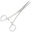 Miltex Miltex Hemostatic Forceps Kelly 5-1/2 Inch Floor Grade Stainless Steel Sterile Ratchet Lock Finger Ring Handle Curved Serrated Tips - ST7-38