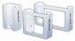 Detecto Scale - Glove Box Holder Horizontal or Vertical Mounted 3-Box Capacity White 4 X 10 X 18 Inch Steel - GH3