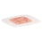 Ferris Mfg Corp Dressing Island Polymem Hydrphlc Qdrfm/Flm 2X2" Strl Non-Adherent Pink Lf 20/Box, 5 Bx/Ca - 203