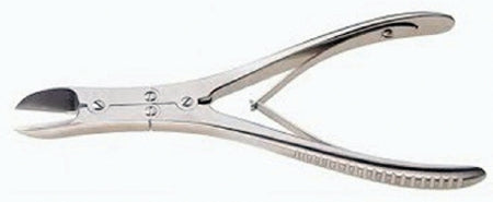 BR Surgical BR Surgical Bone Cutting Forceps Ruskin-Liston 7 Inch Surgical Grade Stainless Steel NonSterile NonLocking Plier Handle w/Spring Straight - BR32-28618