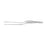 Miltex-Integra Forcep Dressing Cushing 7-1/4" Scraper End Serrated Stainless Steel Ea - 6-190
