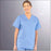 Fashion Seal Uniforms - Scrub Shirt 2X-Large Ceil Blue 2 Pockets Short Set-In Sleeve Female - 7347-2XL