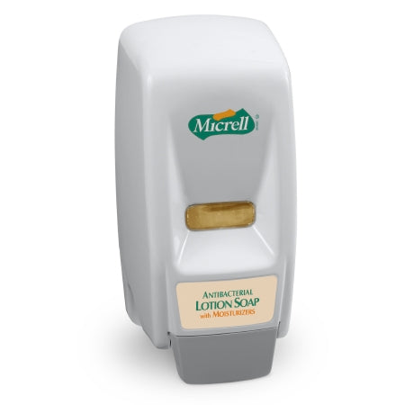 GOJO Micrell Soap Dispenser White Plastic 800 mL Wall Mount - 9721-12