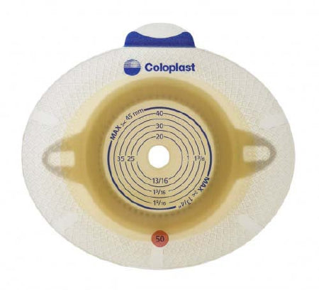 Coloplast SenSura Flex Ostomy Barrier Sensura Flex Trim to Fit, Standard Wear Double Layer Adhesive 3-1/2 Inch Flange 3/8 to 3-1/2 Inch Stoma - 10108