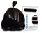 Saalfeld Redistribution Heritage Trash Bag Super Tuf Duty 40 - 45 gal. Black LLDPE 0.90 Mil. 40 X 46 Inch Twist Tie Flat Pack - H8046TK