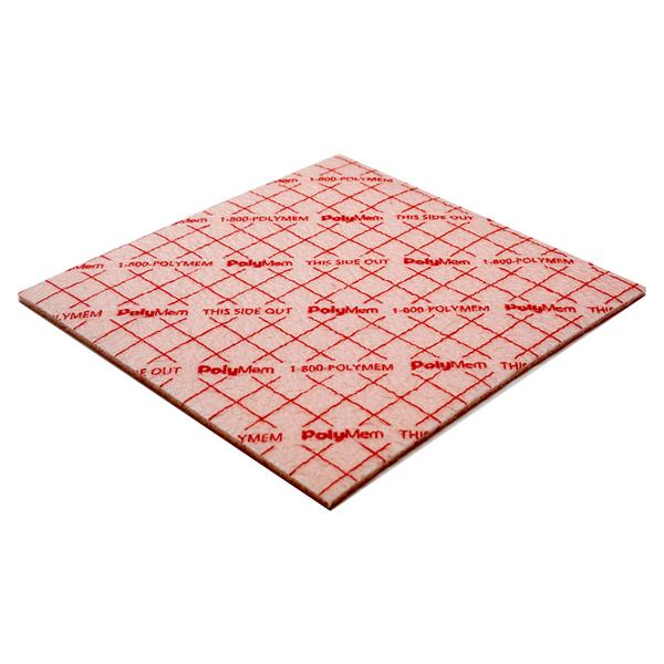 Ferris Mfg Corp Dressing Polymem Hdrphlc 5X5" Strl Nadhs Non-Adherent Pink Absorbent Lf 15/Bx, 2 Bx/Ca - 5055