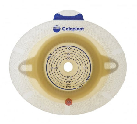 Coloplast SenSura Click Xpro Ostomy Barrier Pre-Cut, Extended Wear Double Layer Adhesive 1-9/6 Inch Flange Green Code 1 Inch Stoma - 10017
