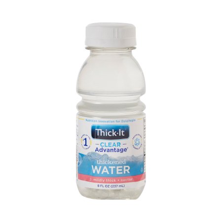 Thick-It Clear Advantage - Thickened Water 8 oz. Bottle Unflavored Ready to Use Nectar Consistency - B451-L9044