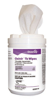 Lagasse Oxivir Tb Surface Disinfectant Cleaner Bactericidal Wipe 160 Count Canister Disposable Cherry Almond Scent - DVO4599516