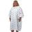 Fashion Seal Uniforms - Patient Exam Gown Up to 3X-Large Aqua Reusable - 734-NS