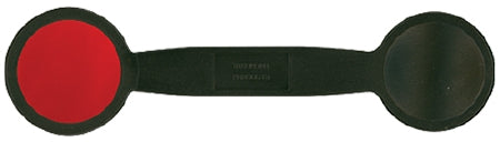 Good-Lite Eye Occluder with Red Filter 9-1/2 Inch Double Ended Paddle Style Without Pinhole Black - 208000