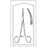 Econo - Hemostatic Forceps Crile 5-1/2 Inch Length Floor Grade Pakistan Stainless Steel Sterile Ratchet Lock Finger Ring Handle Curved Serrated Tips - 96-2553