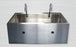 Future Health Concepts ES Series Surgical Scrub Sink Mounted Double Sink - FHCES47-IR