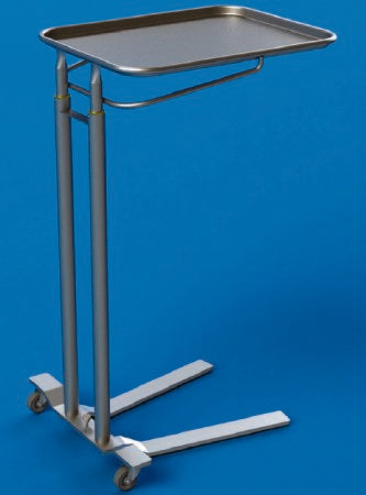 Future Health Concepts Mayo Instrument Stand Tray U-Shaped Base 39.5 - 62 Inch 21.25 Inch - FHC8869SS