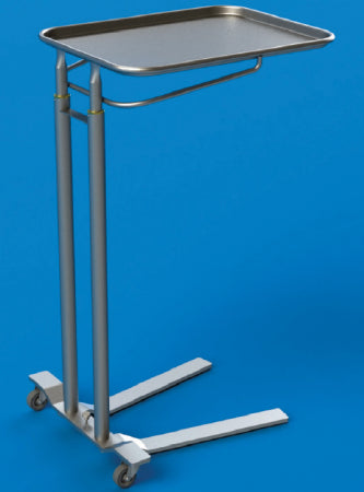 Future Health Concepts Mayo Instrument Stand Tray U-Shaped Base 39.5 - 62 Inch 25 Inch - FHC8871SS