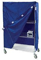 Lakeside Manufacturing - Cart Cover Blue Nylon 36 X 18 X 72 Inch Hook and Loop Closure - RCC183672