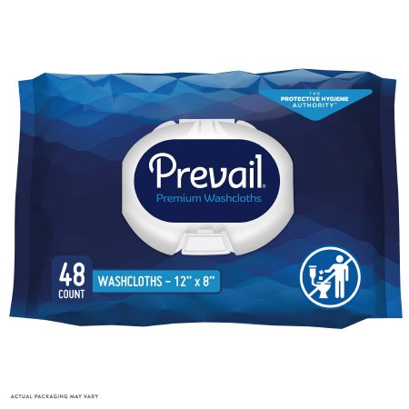Prevail - Personal Wipe Soft Pack Aloe / Vitamin E / Chamomile Scented 48 Count - WW-710