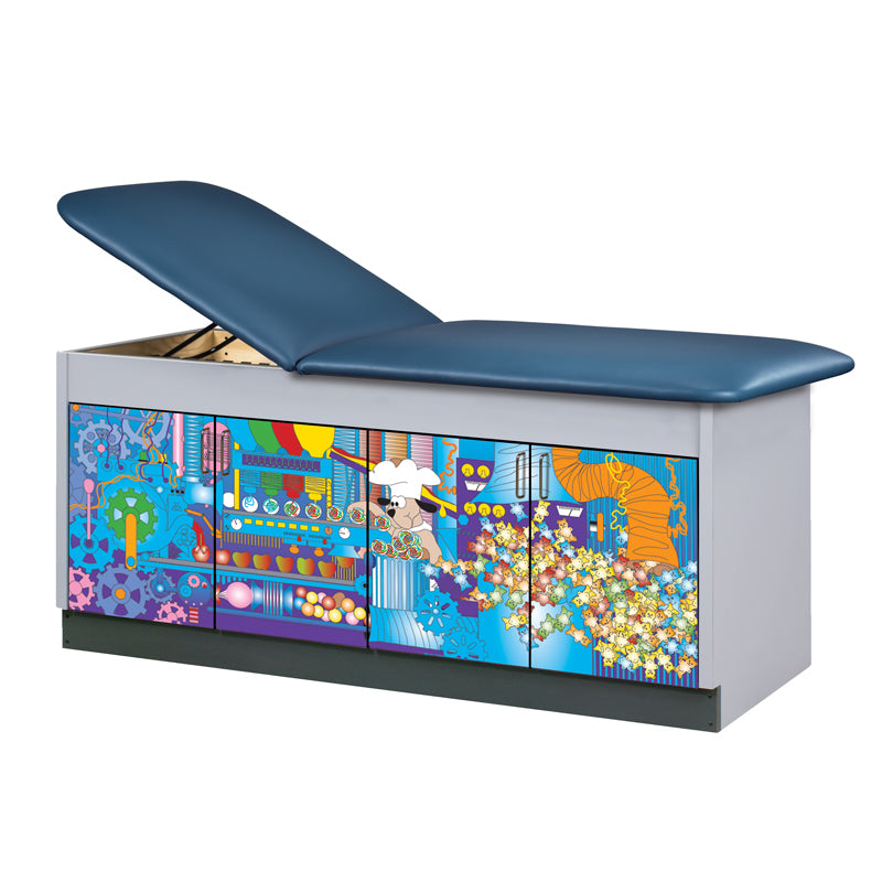 Clinton Industries TABLE, TRTMT SWEET DREAM CANDYFACTORY WEDGEWOOD/BLU - 7370-71-088-3WW