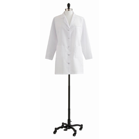 Medline - Lab Coat White Size 10 Mid Length Reusable - MDT11WHT10E