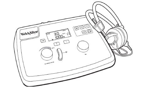 Welch Allyn AM 282 Audiometer - 28200