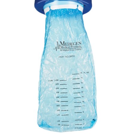 Medegen Medical Products - Emesis / Urine Bag 1000 mL Blue - 3933