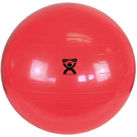 CanDo - Inflatable Exercise Ball Red - 30-1804