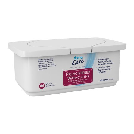 DynaCare - Personal Wipe Tub Aloe / Lanolin Scented 46 Count - 1314